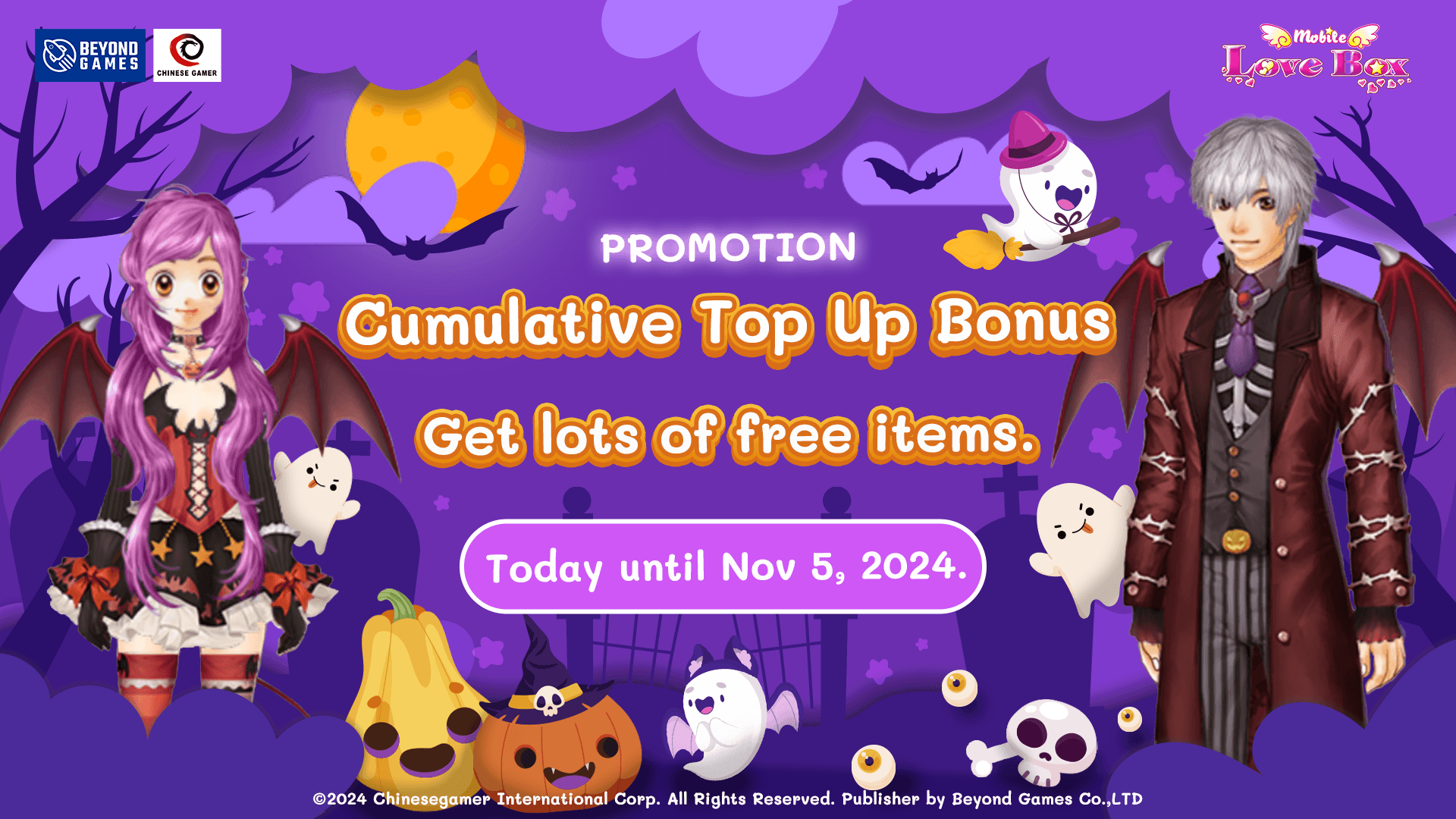 Cumulative Top up Bonus 22 Oct - 5 Nov 2024